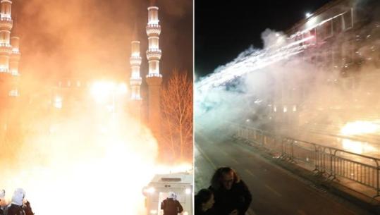 PD 2 orë dhunë, molotovë drejt Kryeministrisë dhe Kuvendit, nuk kursehet as xhamia e Namazgjasë! Berisha i quan të vetët ‘kryengritës të armatosur’