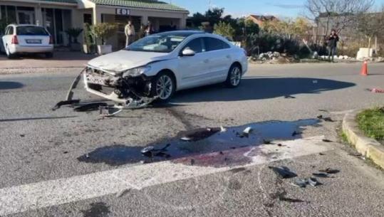 Lezhë/ Automjeti përplaset me motomjetin, dërgohet në spital motoristi