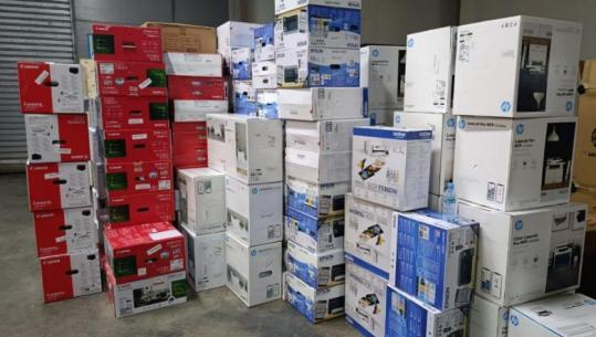 Dyshime për falsifikim dhe tregtim pa autorizimet përkatëse, Antikontrabanda bllokon mbi 3100 pajisje elektronike në Tiranë