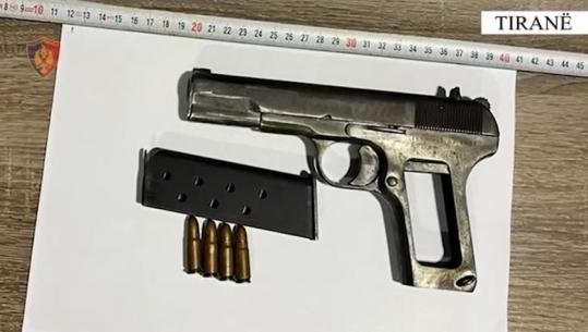 Lëvizte me armë në brez, arrestohet 30-vjeçari në Tiranë