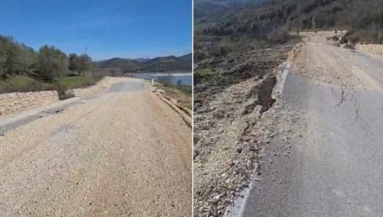 Kushtoi 4.7 milionë  euro, dy vite pas rikonstruksionit, çahet rruga Poçem-Vllahinë