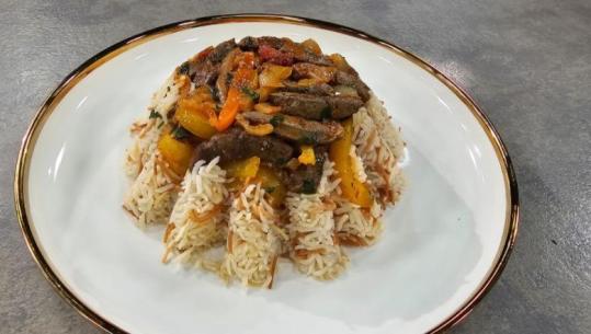 Pilaf me makarona fidhe nga zonja Albana