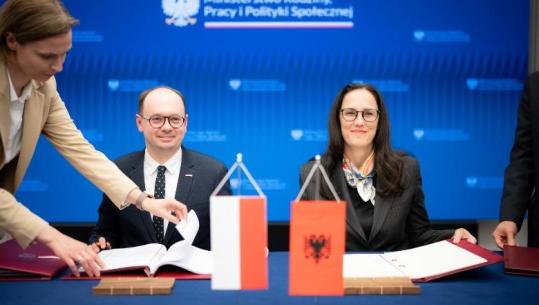 Nënshkruhet Marrëveshja për Sigurimet Shoqërore ndërmjet Shqipërisë dhe Polonisë, Ibrahimaj: Synon mbrojtjen sociale për qytetarët