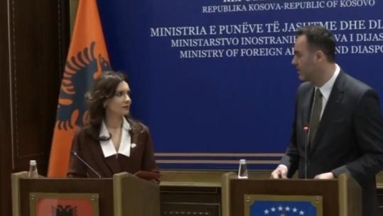 Spiropali nis vizitën në Kosovë! Ministrja: Vendi meriton statusin kandidat në BE! Konjufca: Koordinimi i fortë, siguri për integrimin europian