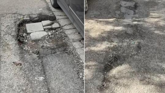 Erion Braçe publikon videon nga rrugët e dëmtuara në njësinë 5 në Tiranë: Problem shumë i madh për banorët e zonës