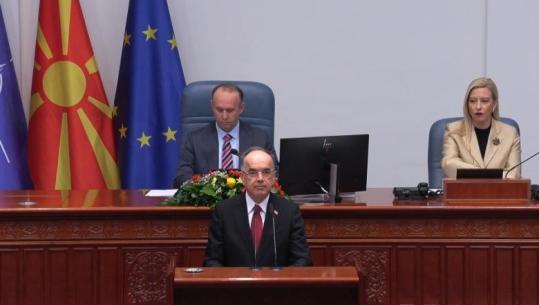 Begaj në Kuvendin e Maqedonisë së Veriut: Anëtarësimi në BE, rrugëtim strategjik i 2 vendeve tona