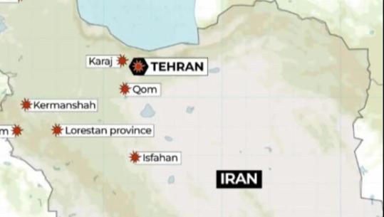 Irani nën sulm, ja objektivat që u goditën