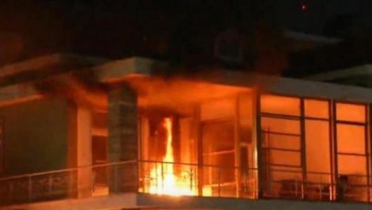 Sulmet me molotovë në vilën e Enver Hoxhës, Delegacioni i BE dënon protestën e dhunshme të PD: U rrezikuan jetë njerëzish!