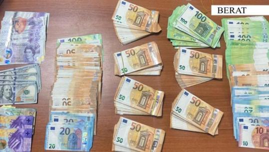 Pastronte para, pranga 67-vjeçarit në Berat! I sekuestrohen thuajse 55 mijë euro, 2020 paund dhe afro 2000 dollarë