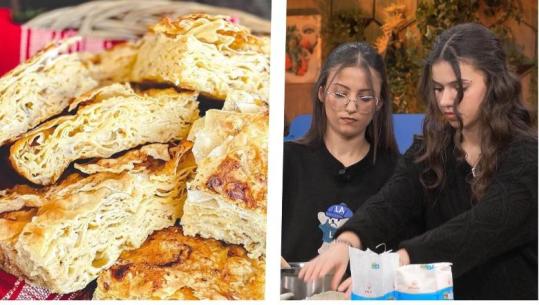 Byrek me qumësht, vezë dhe djathë nga Elvinsa Rançi 