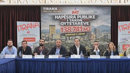 Prezantohet raporti vjetor i IMT, nënkryetari i Bashkisë së Tiranës: Do vijojmë deri në lirimin e çdo hapësire publike! Mirëkuptues ndaj biznesit e bashkëpunues me komunitetin