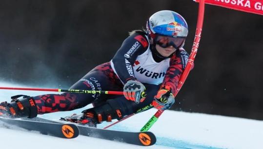 Kupa e Botës për Skitë Alpine/ Lara Colturi e mbyll me sukses lëshimin e parë në Slalomin Gjigant, renditet para kampiones Mikaela Shiffrin