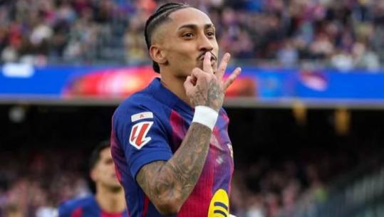 GOLAT/ Barcelona me 'pesë yjë', fiton 5-2 kundër Sevillas dhe mban distancën nga Reali! Tre gola nga Raphinha