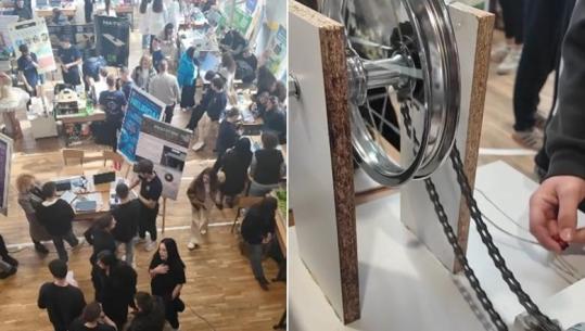 107 projekte dhe 13 ide fituese, gjimnazistët “ndezin” Festivalin e Shkencës në Tiranë (VIDEO)