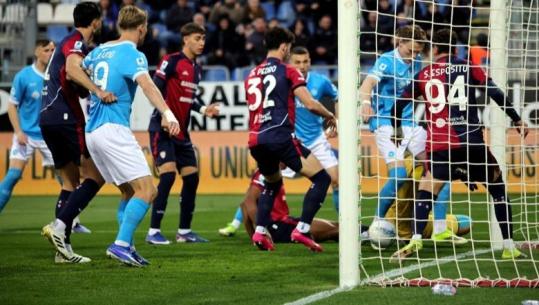 Serie A/ Napoli merr fitoren e katërt radhazi dhe ngjitet në vendin e dytë, goli i McTominay vendos ndeshjen në Sardegna