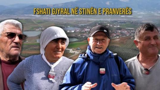 Veri-Jug/ Fshati Gjyral në Cerrik në stinën e pranverës