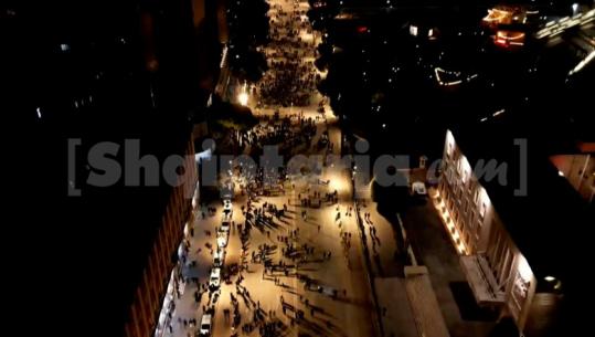 PAMJET ME DRON/ Bulevardi i boshatisur, Berishës nuk i shkojnë më në protestë as militantët