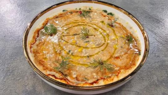 Supë me oriz dhe mish të grirë nga zonja Albana