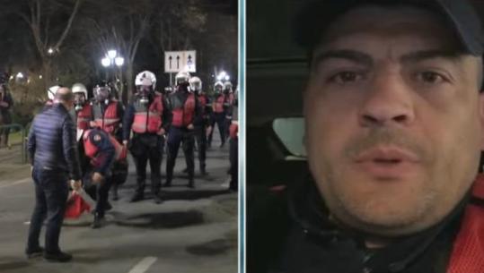 Shpëtoi flamurin që shkeli me këmbë Xhelal Mziu gjatë protestës, efektivi i Shqiponjave për Report TV: Bëra detyrën! Protestuesit të mos kthehen në mercenarë