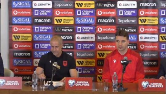 LIVE/ Sfida kundër Polonisë për historinë, trajneri Sylvinho dhe kapiteni i Kombëtares flasin nga Varshava (VIDEO)