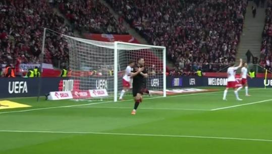 LIVE/ Arbër Hoxha kalon në avantazh Kombëtaren, shmang portierin dhe ndez festën kuqezi! Poloni 0-1 Shqipëri në Varshavë, mbyllet pjesa e parë