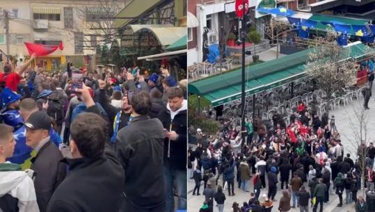 Nis festa në Prishtinë, tifozët në kor: Kosova është zemra e Shqipërisë