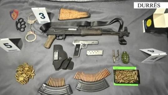 Mbante armë pa leje në studion e tatuazheve, në pranga 44-vjeçari! Sekuestrohet 1 pistoletë, 1 kallashnikov, 1 granatë dhe fishekë