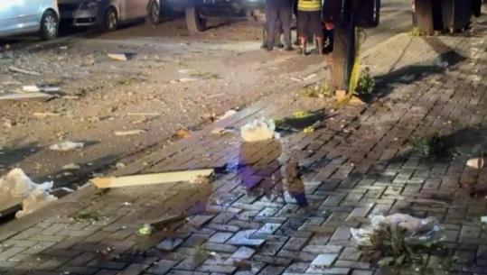 Shpërthim i fuqishëm trondit Lezhën, disa biznese dhe makina të dëmtuara