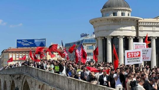 Ish presidentja e Kosovës mbështet protestën e studentëve shqiptarë në Shkup, Osmani: Në përkrahje të gjuhës shqipe