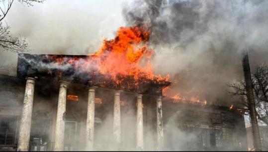 I mbijetoi 2 luftërave botërore, sulmet ruse shkatërrojnë ndërtesën historike të shekullit të 19-të! Simbol i rezistencës ukrainase