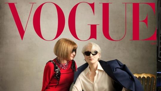 ‘Djalli vishet me Prada’, Anna Wintour dhe Meryl Streep ‘takohen’ në kopertinën historike të Vogue