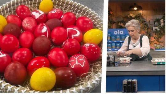 Vezë Pashke me ngjyra të ndryshme nga zonja Albana