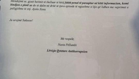 Avokati i Veliajt nxjerr dokumentin: Përveç Nestit, është dhe Nasta që e ka kallëzuar kryebashkiakun, procesi u krijua nga 2 anonimë