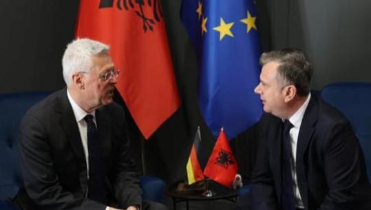 Balla takohet me Ambasadorin Berger: Gjermania mbështet fort anëtarësimin e Shqipërisë në BE