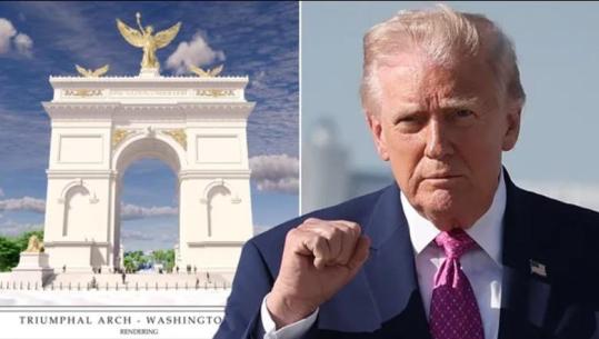76 metra i lartë dhe me statuja të arta, zbulohet projekti i Harkut të Triumfit të presidentit Trump