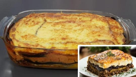 Musaka, tavë greke me patëllxhan nga zonja Albana
