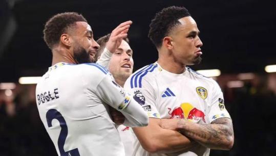 GOLAT/ Pritjes 45-vjeçare i vjen fundi, Leeds fiton 1-2 kundër Manchester United në 'Old Trafford'