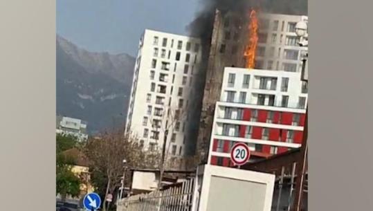 Zjarri në pallatin te ‘Farmacia 10’ në Tiranë, QSUT në alarm, Urgjenca dhe Djegia Plastike në gjendje gatishmërie