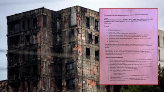 Zjarri te pallati i ‘Arlis’, banorët nënshkruajnë peticionin me 10 kërkesa urgjente për sigurinë e kompleksit