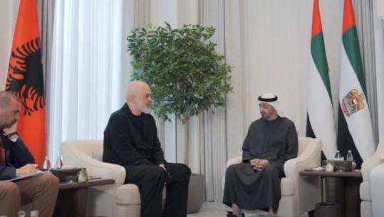 Vizita në Abu Dhabi, Rama ndan pamjet me Presidentin e Emirateve të Bashkuara Arabe: Takim vëllazëror, për paqedashësit më e mira është e gjitha përpara