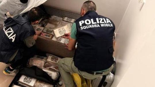 Trafik droge në Itali, arrestohen tre shqiptarë! Sekuestrohen 170 kg kokainë dhe 55 mijë euro