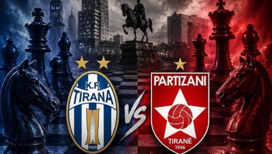 Si sfidë shahu ku nuk lejohen gabimet, Shehi dhe Kërnaja publikojnë formacionet e derbit KF Tirana - Partizani