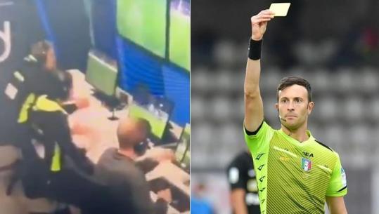 VIDEO/ Trokitja në xham dhe 'grushti i mbyllur', si Rocchi ndërhynte te vendimet e arbitrave në fushë