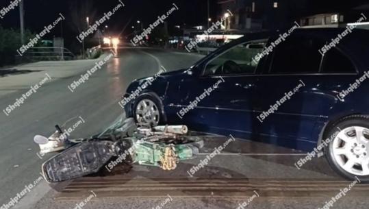 Aksident në Fier-Shegan, ‘Benz’-i i pret rrugën motorit, lëndohet rëndë 65-vjeçari