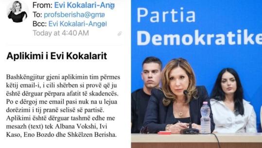 Aplikimi nuk u pranua në seli, Kokalari nuk heq dorë: Përveç Berishës, ia kam çuar kandidaturën me email dhe Shkëlzenit, Vokshit, Nokës, Kasos e Bozdos