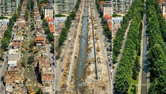 Mbeturinat e dikurshme i lënë vendin gjelbërimit, Rama poston transformimin e Lanës: Eh, llafet i merr lumi!