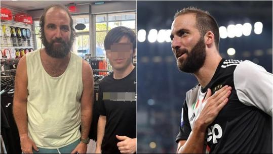 Fotolajm/ A është vërtet Gonzalo Higuain? Një selfie me 'Pipitën' në Miami po bën rrëmujë në rrjetet sociale