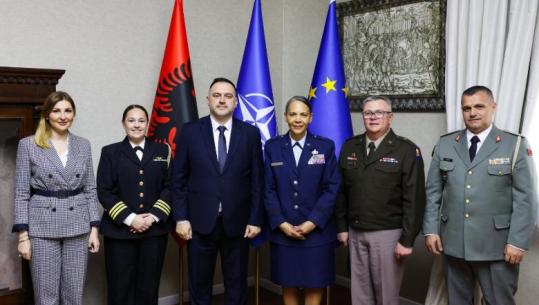 Ministri i Mbrojtjes mirëpret delegacionin e Gardës Kombëtare të New Jersey: Thellojmë partneritetin strategjik me SHBA
