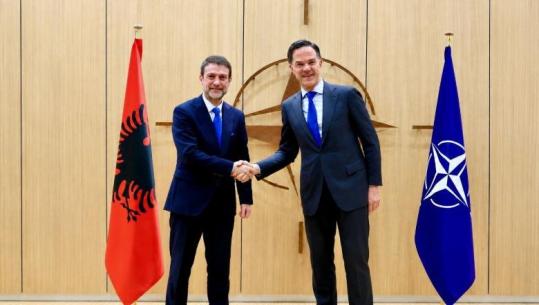 Ministri i jashtëm takohet me Sekretarin e Përgjithshëm të NATO-s, Hoxha: Shqipëria do të investojë më shumë në mbrojtje dhe siguri
