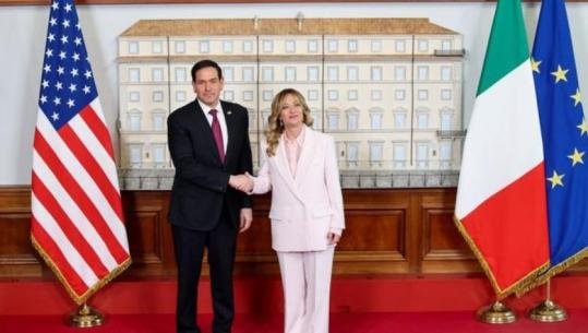 Pas takimit me Papën, Sekretari amerikan i Shtetit pritet nga Meloni! Në fokus të bisedimeve Irani, Ukraina dhe raportet SHBA-BE